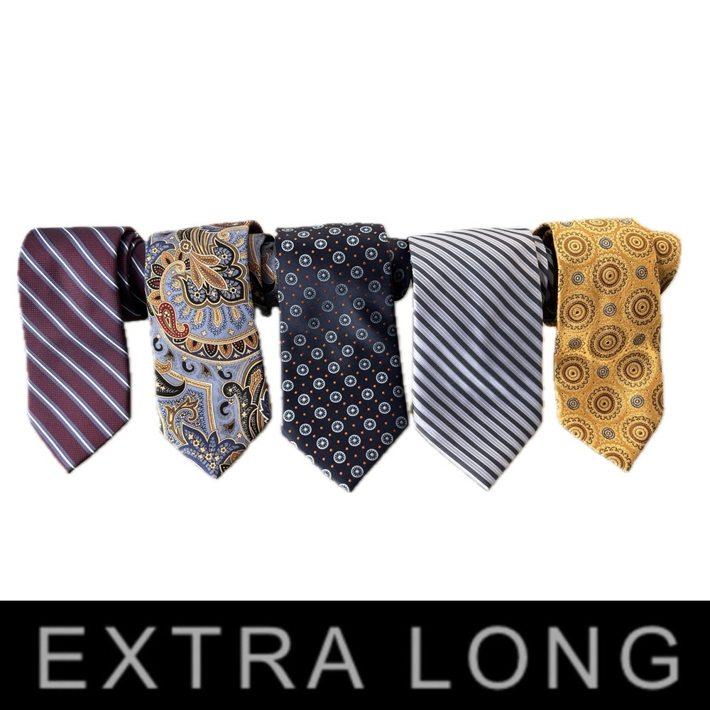 Five5️⃣XL Extra Long Neck Ties—Assorted Colors/Brands — JZ Richards Boulder (1)